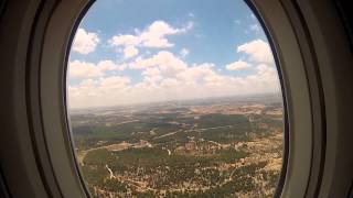 Boeing 777-200 business first landing TLV