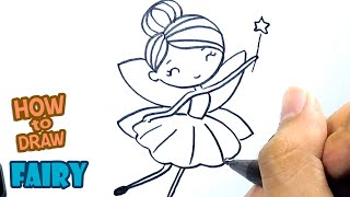 How to Draw Fairy | Drawing Fairy Step by Step