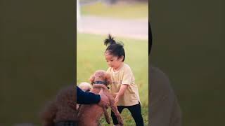 1歳児の息子が公園で犬と対面…その反応は？！