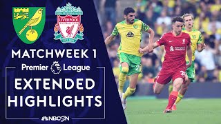 Norwich City v. Liverpool | PREMIER LEAGUE HIGHLIGHTS | 8/14/2021 | NBC Sports