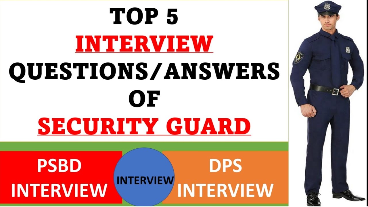 Security Guard Interview Questions And Answers In Dubai || Security ...