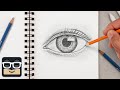 How To Draw A Human Eye | Beginner's Sketch Tutorial