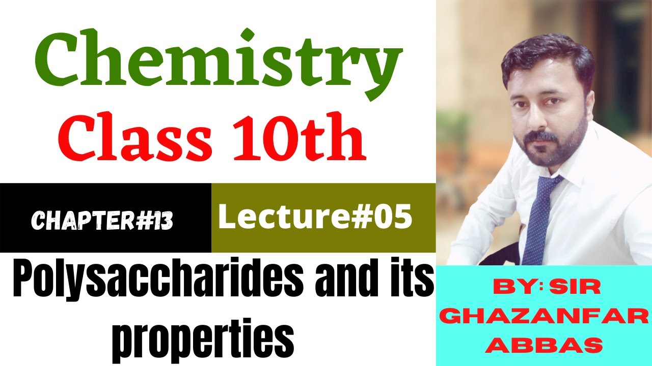 Polysaccharides And Its Properties| 10 Class Chemistry|Chapter 13 ...