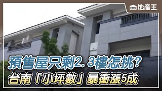 【地產王日報】預售屋只剩2、3樓怎挑？ 網友「有三不選二」？專家曝關鍵/科技業帶動！台南「小坪數」暴衝漲5成 狠甩大宅/「情歌詐團」假投資騙婦百萬 派地面師奪淡水千萬房 @ebcrealestate