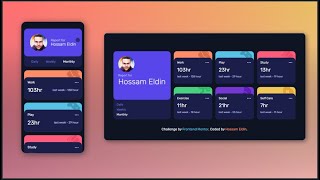 Frontend Mentor Challenge | Time Tracking Dashboard | HTML-CSS-Js