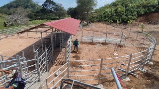 Corral de ganadería hecho con tubería galvanizada, Petén, Alta Verapaz y Izabal 🇬🇹