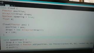 Cloud Simulation in Processing. Simon's Own Code 3