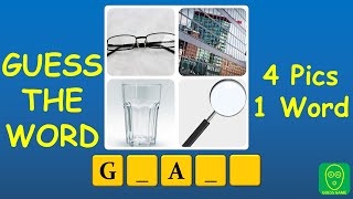 4 Pics 1 Word Puzzle - Part 1: Guess the Word in this 4Pics1Word Challenge