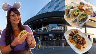 City Works Eatery \u0026 Pour House SUPER BOWL 🏈 Disney Springs food review 2025