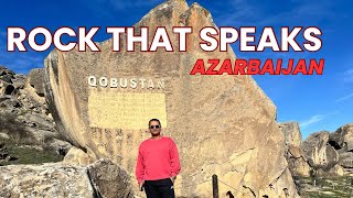 Rock is telling the story in Qobustan, Azarbaizan - Must visit place - Vlog 3 Day 3