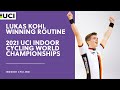 Lukas Kohl winning routine | 2021 UCI Indoor Cycling World Championships