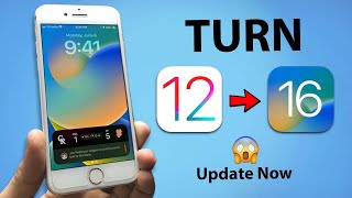 Turn iOS 12 into iOS 16 - iOS16 Update For Old iPhone's🔥🔥