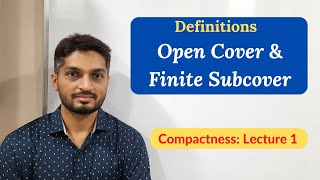 Definition of Finite and Open Subcover of a Metric Space | L1| Compactness @ranjankhatu