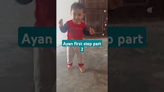 Baby first step| Ayan first step part 2 |#baby first step #trending#trendingshorts