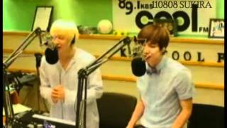 EunTeuk singing together ♥ [SUKIRA 110808]