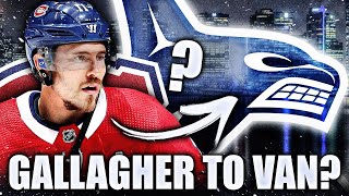Brendan Gallagher To Vancouver Canucks? NHL Trade Rumours (Montreal Canadiens/ Habs News Today 2020)