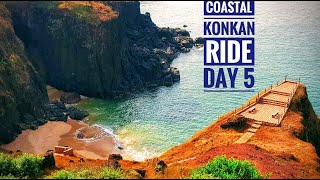 Coastal konkan ride Day 5| Coastal Road Trip | Royal Enfield Himalayan | Forts and beaches |