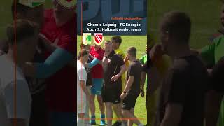 Hahnenkampf nach BSG Chemie Leipzig vs. FC Energie Cottbus | Sport im Osten | #shorts