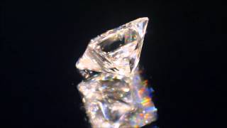 天然ダイヤモンド ルース(裸石) 0.49ct ( 0.492ct ) Jカラー,VS2, プリンセスカット, POL=EX, SYM=EX 【 GIA 中央宝石研究所 】40885