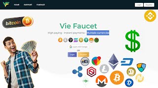 Viefaucet.com Review   Earn money online   Earn Multiple currencies