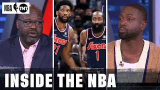 TNT Crew Reacts To James Harden Struggling With Sixers | NBA on TNT