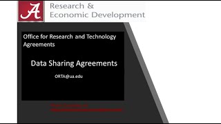 Data Sharing Agreements