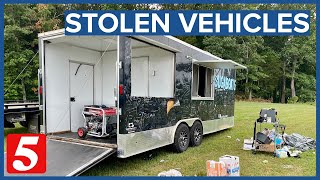 Discovery of stolen food truck leads to other missing vehicles