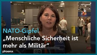 NATO-Gipfel: Pressekonferenz mit Bundesaußenministerin Annalena Baerbock