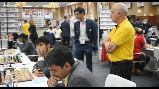 Anish Giri watching how Vidit is doing!