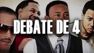 Romeo Santos ❌Anthony Santos❌Luis Vargas ❌Raulin Rodriguez 🎶 Debate de 4 (Letra)