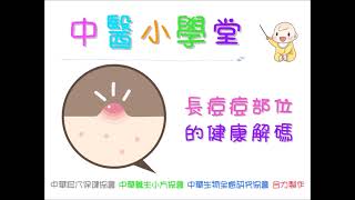 中醫小學堂-14-長痘痘部位的健康解碼