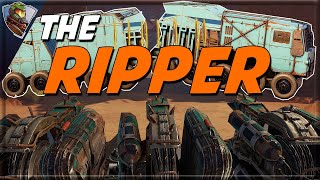 Ripping my enemies to pieces with the NEW RELIC WEAPON The RIPPER - Crossout Gameplay