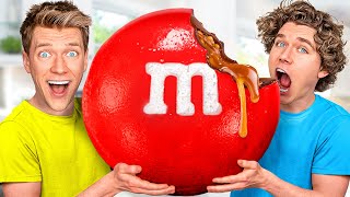 EATING ONLY GIANT vs MINI CANDY!! Worlds Most Dangerous *SPICIEST vs SOUREST* 7-