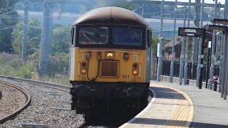 56301 \u0026 56091 pass Wellingborough 10/08/2023