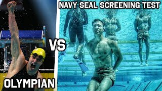 Olympic Swimmer Attempts the Navy Seal Screening Test