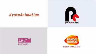 京都アニメーション ポニーキャニオン ABCアニメーション バンダイナムコ ビデオロゴ (2021年)