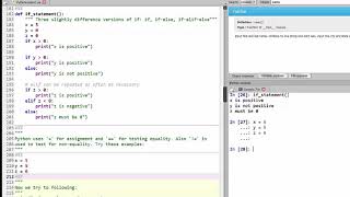 Using the if statement - Python Programming: A Concise Introduction
