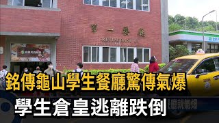 銘傳龜山校區氣爆！學生餐廳傳巨響 學生倉皇逃－民視新聞