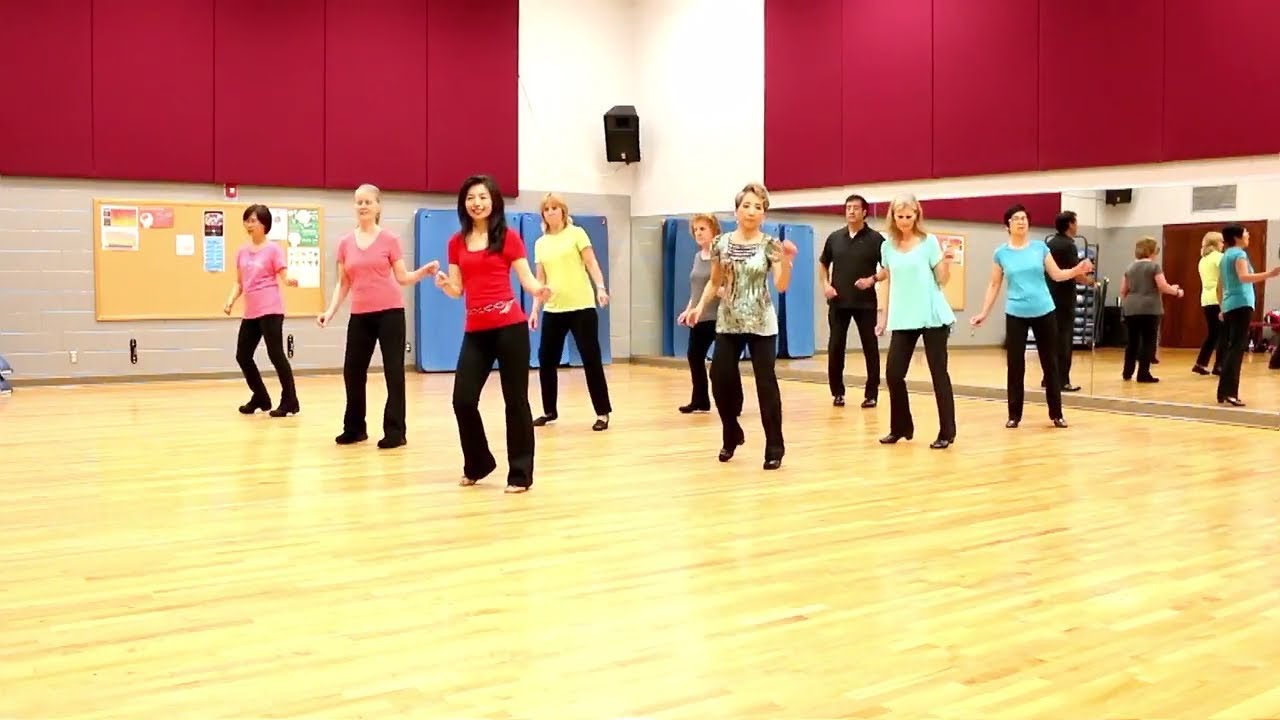 Love You Repeat Line Dance Dance Teach In English 中文 Youtube