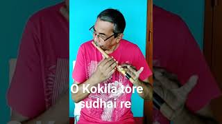 O Kokila tore sudhai re.#live #flute #online #shorts #video