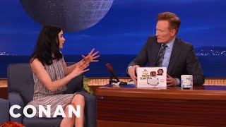 Krysten Ritter Gets Conan A Surprise Holiday Present | CONAN on TBS
