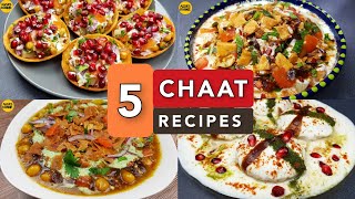 5 Special Chaat Recipe For Iftar Menu by Aqsa's Cuisine, Aloo Chana Chaat, Kathiyawari, Papri Chaat