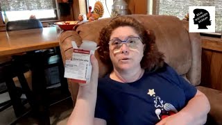 Infusion day 2nd day after Diagnosis of Covid 19, Tammy with CVC