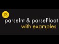 JavaScript: ParseInt | ParseFloat | Difference between parseInt, parseFloat | Interview questions