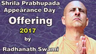 Srila Prabhupada Appearance Day 2017 @ ISKCON Chowpatty | HH Radhanath Swami