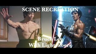 [Original] Bruce Lee Lightsabers Scene Recreation