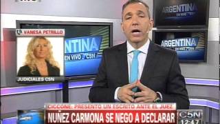 C5N - JUSTICIA: NUÑEZ CARMONA SE NEGO A DECLARAR