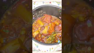 电饭锅焖猪蹄 | 电饭锅料理 Rice Cooker Version Braised Pork Trotter #shorts #cooking #food