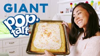 Lo Makes A GIANT Pop-Tart (Feeds OVER 16 PEOPLE!) | Delish | Whoa, Lo