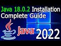 How to Install Java 18.0.2 on Windows 10/11 [ 2022 Update ] JAVA_HOME, JDK install Complete Guide